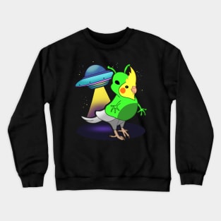 Aesthetic Alien Birb Crewneck Sweatshirt